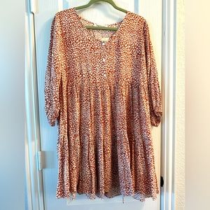 NWT Impressions Shirt Dress Size L